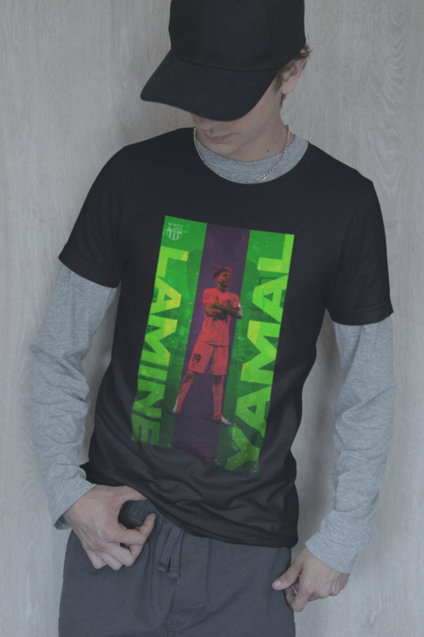 Remera Lamine Yamal franjas - Imagen 2